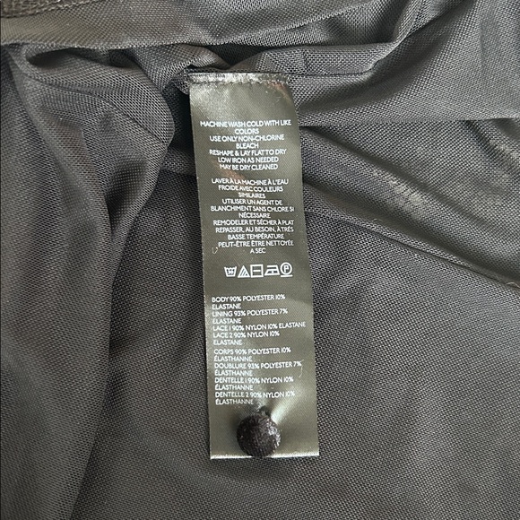 Anthropologie Long-Sleeve Mock-Neck Lace Velvet Midi Slip Dress Evening XS NWT - Picture 15 of 15